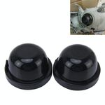 2 PCS Universal Car LED Headlight HID Xenon Lamp Tappi di tenuta antipolvere in silicone per retrofit auto, diametro interno: 7,5 cm