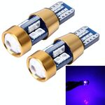 2 PCS T10 3W Luce di ingombro per auto senza errori con 19 LED SMD-3030 Lampada, CC 12V (luce blu)