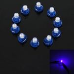 10pcs 2W T4.2 Cuneo del cruscotto del cruscotto del cruscotto del cruscotto del cruscotto del cruscotto del cruscotto della luce del cuneo (luce blu)