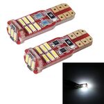 2PCS T10 2W 100LM 6000K 12 LED SMD-4014 Lampada per luci di ingombro per auto, CC 12V (luce bianca)