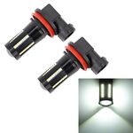 2 PCS H11 / H8 DC9-16V / 8.2W / 6000K / 655LM Fendinebbia per auto 66LEDs SMD-2016 Lampade
