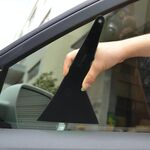 Strumento per tinta con manico per pellicola per vetri per auto da ufficio, misura media (nero)
