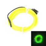 Striscia LED flessibile a luce fredda da 1 m per la decorazione dell'auto (luce verde fluorescente)