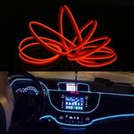 Striscia LED flessibile a luce fredda 2M per la decorazione dell'auto