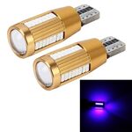 2 PCS T10 2W Luce di ingombro per auto a corrente costante con 38 lampade SMD-3014, CC 12-16 V (luce blu)