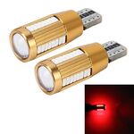 2 PCS T10 2W Luce di ingombro per auto a corrente costante con 38 lampade SMD-3014, CC 12-16 V (luce rossa)