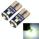 2 PCS T10 / W5W / 168/194 DC12V / 1.2W / 6000K / 85LM 3LEDs SMD-3030 Luce di ingombro per auto