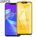 25 PCS 9D Full Glue Pellicola in vetro temperato a schermo intero per Asus Zenfone Max Pro (M1) ZB601KL