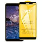 Pellicola in vetro temperato a schermo intero 9D Full Glue per Nokia 5.1 Plus (X5)