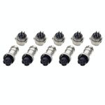 DIY 16mm Connettore di presa Aviation Aviation a 6 pin GX16 (5 PC in un unico pacchetto, il prezzo è per 5 PC)