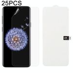 25 PCS Morbida pellicola in idrogel Protezione anteriore con copertura completa con cotone alcolico + Gratta e vinci per Galaxy S9
