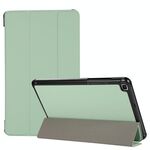 Custodia in TPU + custodia in pelle PU pieghevole a 3 pieghe con struttura in pelle con supporto per Samsung Galaxy Tab A 8.0 (2019) T290 / T295 (verde menta)