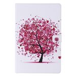 Per Samsung Galaxy Tab S6 T860 Custodia in pelle a vibrazione orizzontale con motivo dipinto con supporto e slot per schede e portafoglio e funzione di sospensione / sveglia (albero colorato)