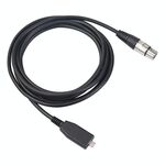Cavo di registrazione per microfono TY18 da USB-C / Type-C maschio a femmina cannone, lunghezza cavo: 3 m