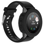 Per Garmin Fenix ​​5x Custodia protettiva per orologio in silicone (nero)