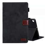 Per Galaxy Tab A 8.0 (2019) / T290 Custodia in pelle a ribaltamento orizzontale stile business, con supporto e slot per schede, cornice per foto e funzione di sospensione / sveglia (nero)