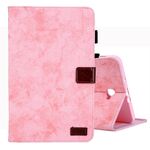 Per Galaxy Tab A 10.1 (2016) / T580 Custodia in pelle a ribaltamento orizzontale stile business, con supporto e slot per schede, cornice per foto e funzione di sospensione / sveglia (rosa)