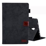 Per Galaxy Tab A 10.5 / T590 Custodia in pelle ribaltabile orizzontale stile business, con supporto e slot per scheda, cornice per foto e funzione di sospensione / sveglia (nero)