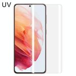 Per Samsung Galaxy 5G S21 UV liquido curvo completa Colla vetro temperato Film