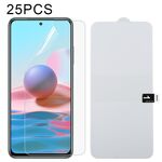 Per Xiaomi Redmi Nota 10 25 PCS Pellicola di idrogel a prova di esplosione a schermo intero