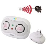 Mouse Chaser con doppio sensore a ultrasuoni (bianco)