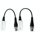 2 PCS Passive UTP Rete Video Balun Cat5 alla fotocamera CCTV BNC DVR O-612