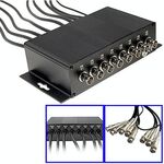 CCTV a 8 canali BNC Surge Surge Surge Protector Device (CoaxJK/ V8) (nero)