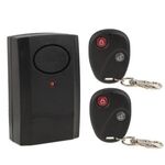 Allarme vibrazione telecomando wireless, 2x telecomando, batteria GF22 gratuita