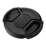 Copriobiettivo fotocamera con presa centrale da 72 mm (nero)