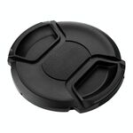 Copriobiettivo fotocamera con presa centrale da 77 mm (nero)