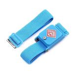 Cinturino da polso con fascia per cavo di scarica ESD antistatica wireless (Baby Blue)