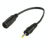 Cavo connettore di alimentazione CC da 5,5 x 2,1 mm femmina a 2,5 x 0,7 mm maschio per adattatore per laptop, lunghezza: 18 cm