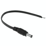 Cavo di alimentazione CC maschio da 5,5 x 2,5 mm per adattatore per laptop, lunghezza: 25 cm