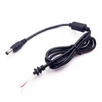 Cavo di alimentazione maschio CC da 5,5 x 2,5 mm per adattatore per laptop, lunghezza: 1,2 m