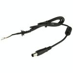 Cavo di alimentazione maschio CC da 7,4 x 5,0 mm per adattatore per laptop HP, lunghezza: 1,2 m (nero)
