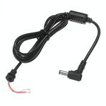 Cavo di alimentazione maschio CC da 5,5 x 2,5 mm per adattatore per laptop, lunghezza: 1,2 m