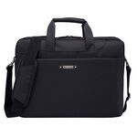 Borsa per laptop portatile in nylon impermeabile monospalla da 15,6 pollici, nera (301 #) (nera)