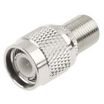 Connettore F femmina a TNC maschio (argento)