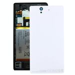 Cover posteriore batteria in alluminio per Sony Xperia Z / L36h (bianco)