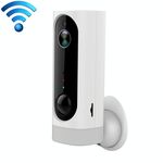 Telecamera IP wireless 720P WiFi A1, supporto visione notturna / rilevamento movimento / sensore di movimento PIR, audio bidirezionale, batteria ricaricabile 3000mAh incorporata