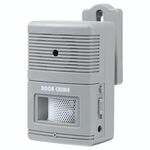 Campanello per porta allarme ingresso allarme visitatore wireless (grigio)