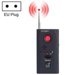 CC308 + Rilevatore di lenti per telecamera wireless multipla Rilevatore di segnali a onde radio Rilevatore di dispositivi GSM RF a gamma completa (nero)