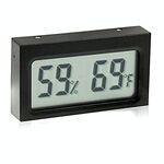 Mini LCD Umidità del termometro digitale interno (display Fahrenheit)