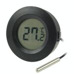 TL8009 Mini termometro digitale con display LCD per interni, intervallo di temperatura di misurazione: -50 ℃ -110 ℃ (nero)