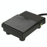 TFS-1 AC 250V 10A antiscivolo Custodia comando a pedale in plastica interruttore di pedale, Lunghezza cavo: 1m