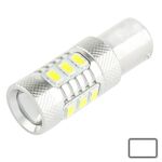 1156 Frecce a LED bianche da 11W per veicoli, CC 12-30V, 12 LED SMD 5630 Light + 5W 1 LED CREE Light