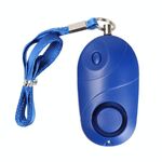 Allarme personale di sicurezza con torcia / tracolla (blu)