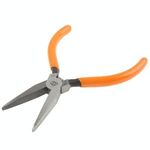 Pinza a becco piatto mini gioielliere utensile manuale con impugnature morbide (arancione)