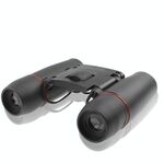 Mini campo piegato 7,2 gradi 126 m / 1000 m 30 x 60 mm binocolo telescopico per visione diurna multistrato rosso (nero)