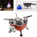 Fornello da campeggio portatile con bruciatore a gas per picnic all'aperto